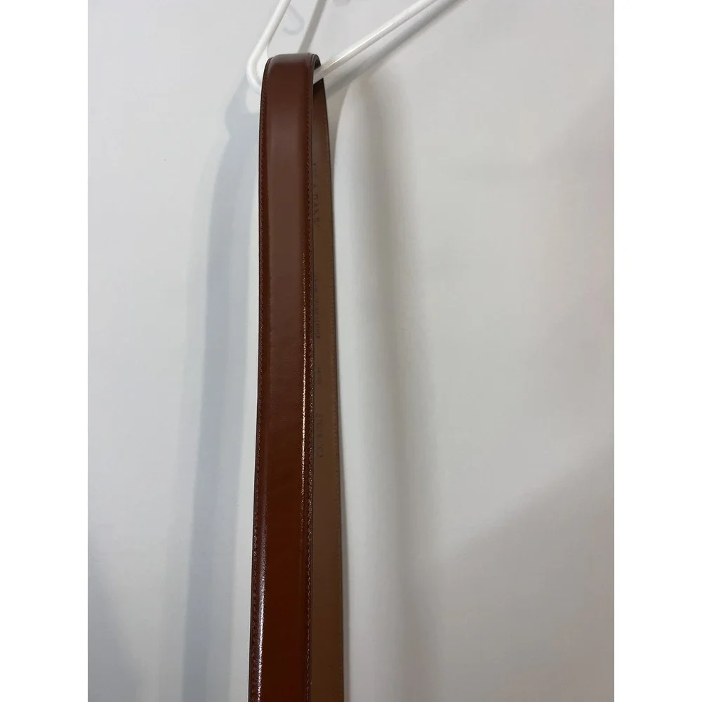 JoS. A. Bank Men's Tan Brown Genuine Italian Leather Belt Sz 44 Set Of 2‎ NEW